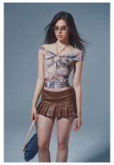 Leather Mini Skirt