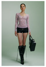Lace Sheer Top