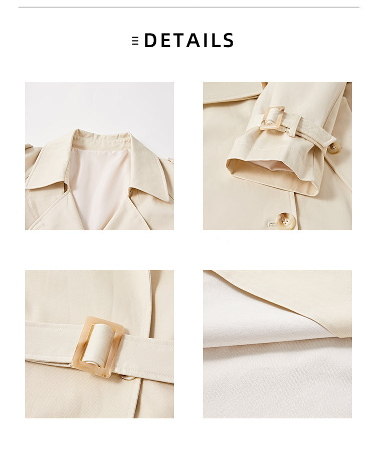 Cinched Trench Coat