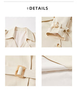 Cinched Trench Coat
