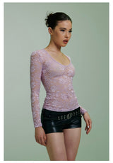 Lace Sheer Top