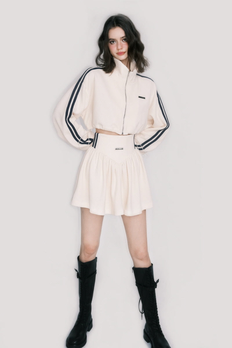 Waffle Sweatshirt / Skirt