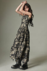 Check Maxi Dress