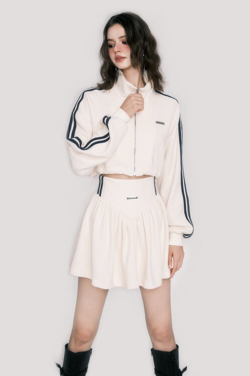 Waffle Sweatshirt / Skirt