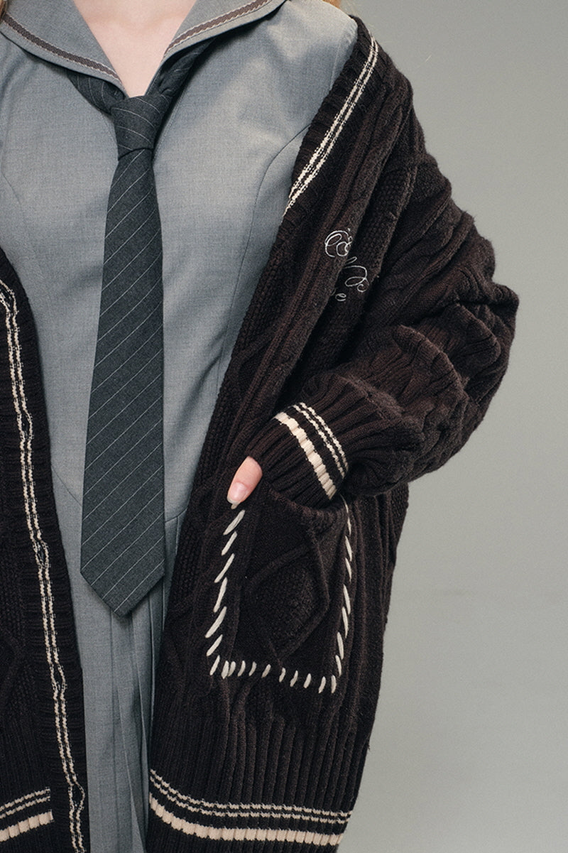College Style Dress / Tie