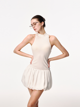 Chic Puff Mini Dress