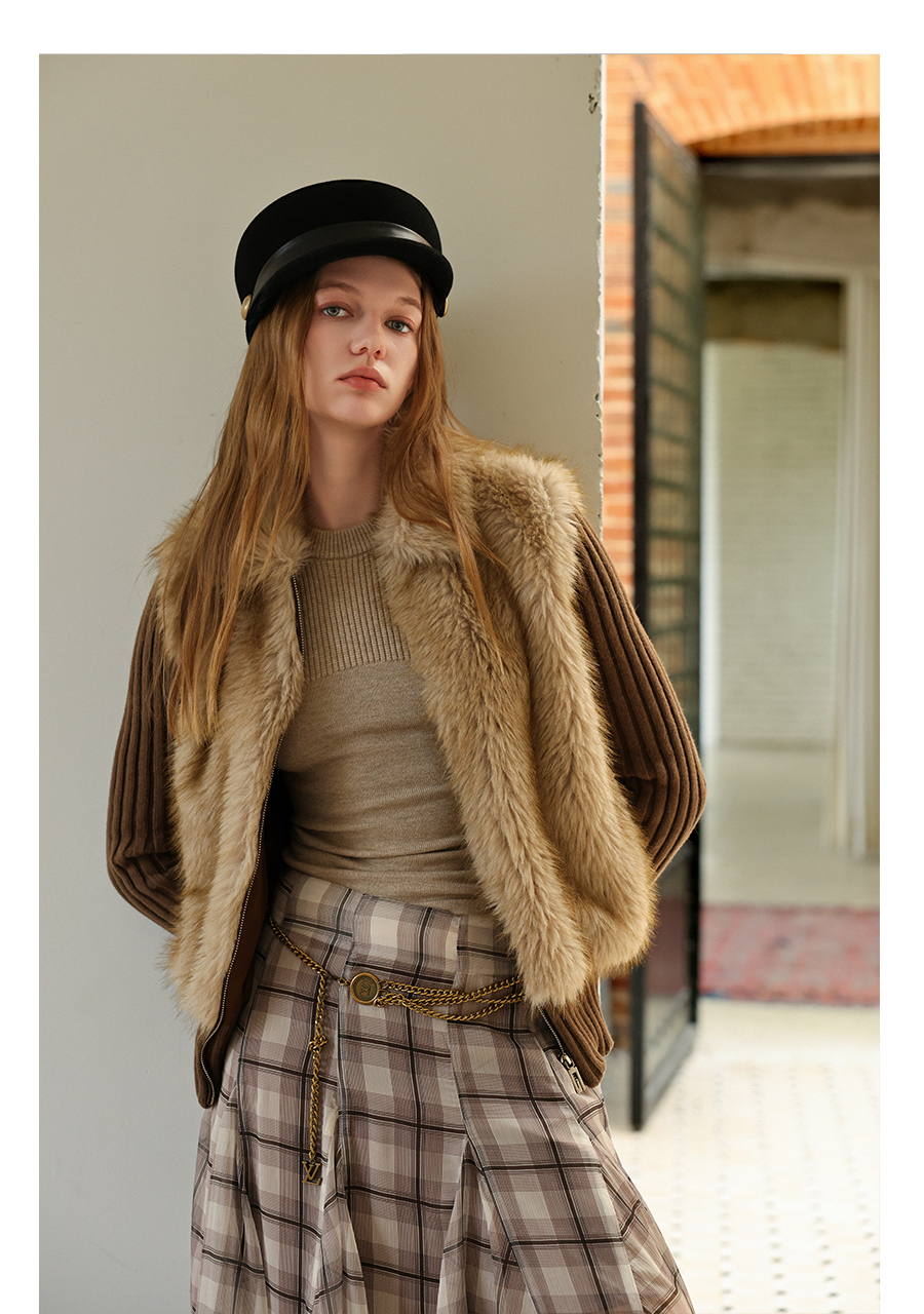 Splice Fur Jacket