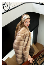 Gradient Fur - Beige