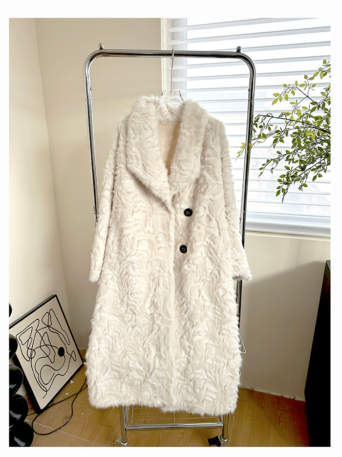 Curly Lamb Faux Coat