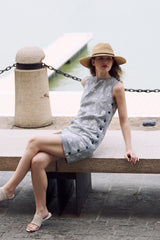 Jacquard Side Buckle Dress