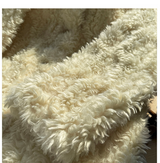 Ivory Plush Fur Coat