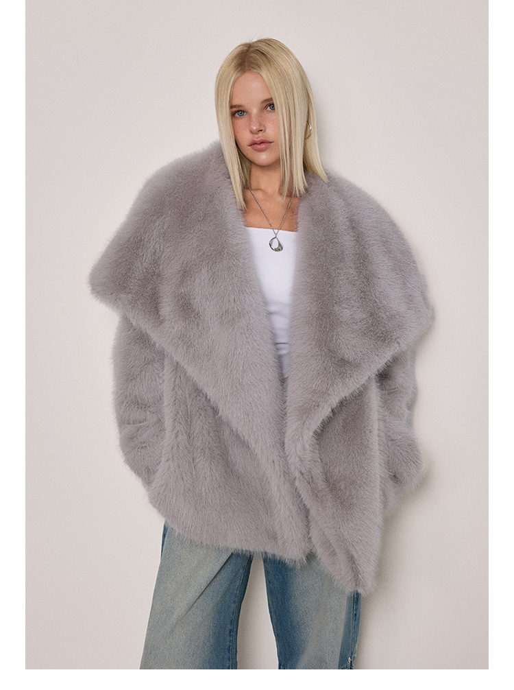Luxe Fur Short Coat