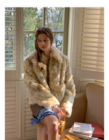 Faux Cow Short Jacket