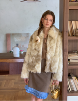 Faux Cow Short Jacket