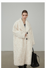 Curly Lamb Faux Coat