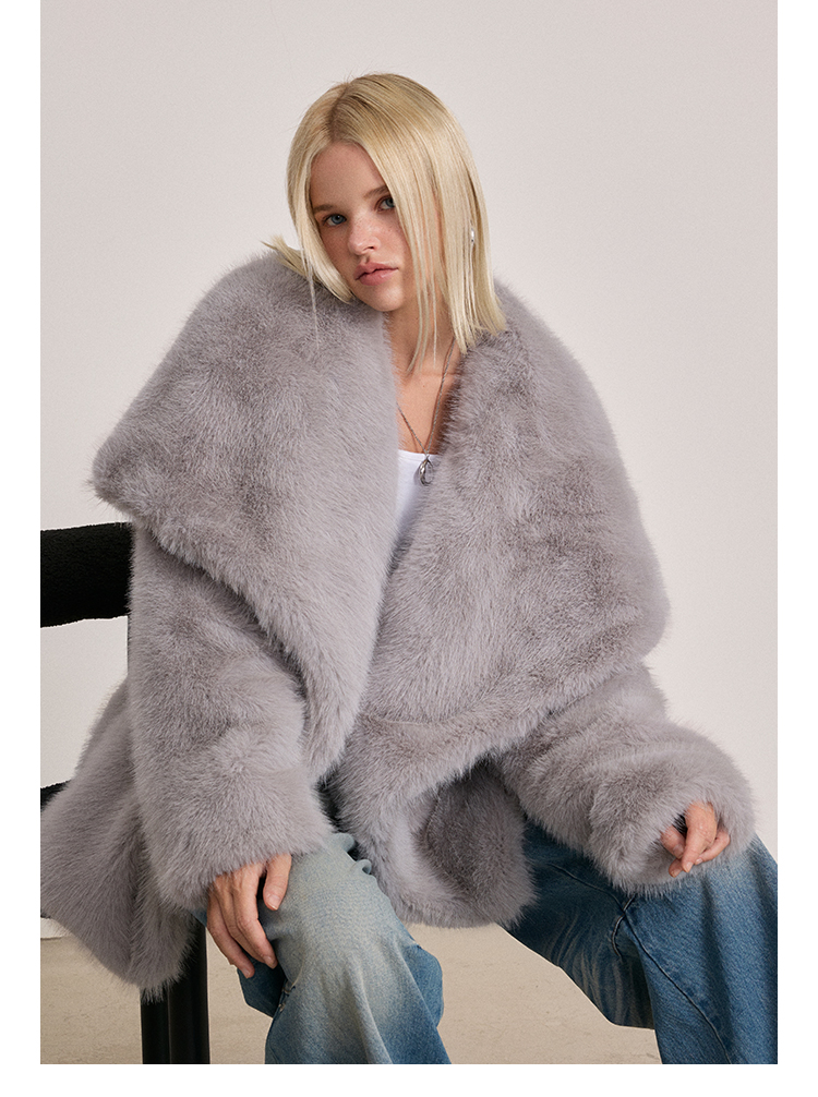 Luxe Fur Short Coat