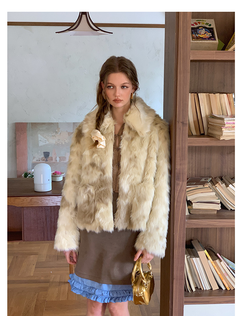 Faux Cow Short Jacket