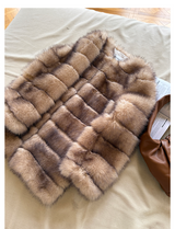 Gradient Fur - Beige