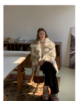 Faux Snow Lynx Coat