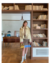 Faux Cow Short Jacket