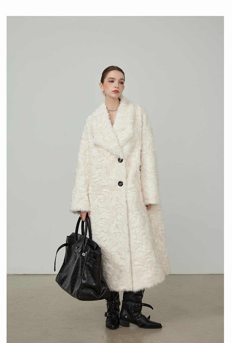 Curly Lamb Faux Coat