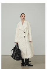Curly Lamb Faux Coat