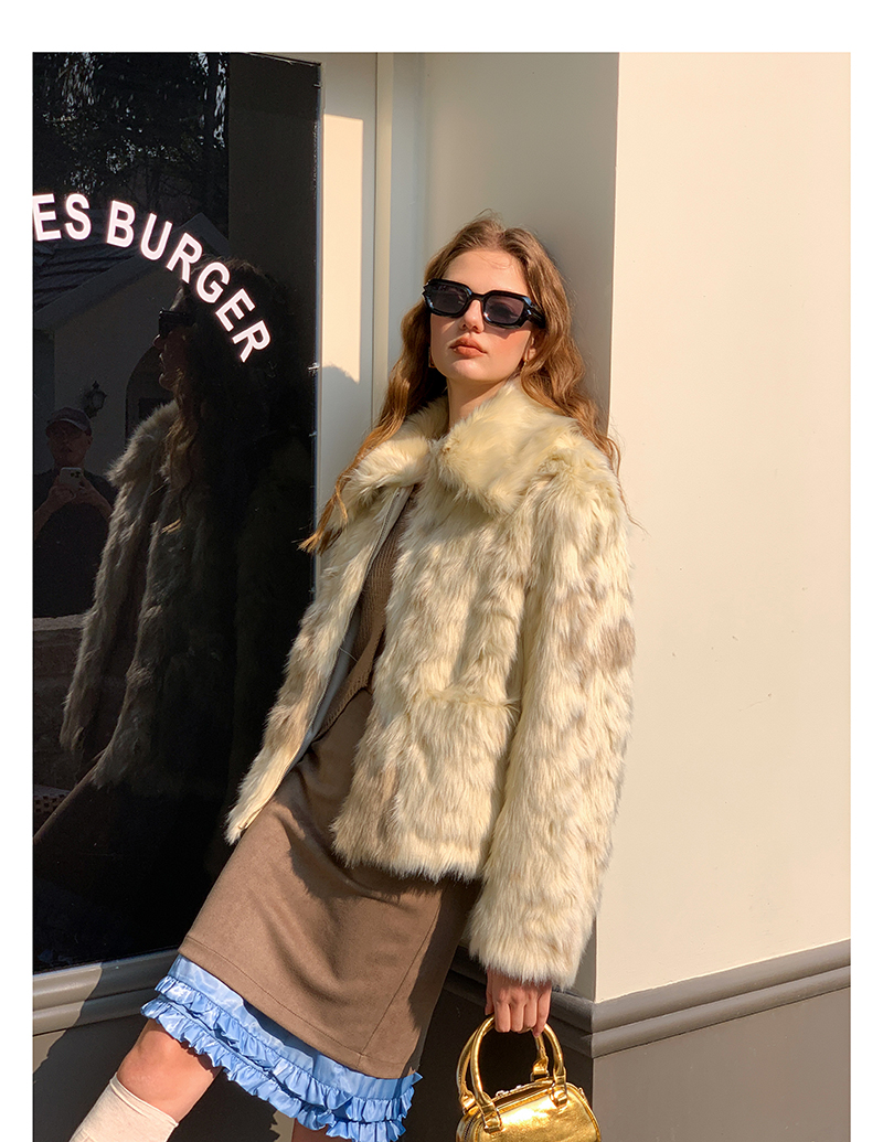 Faux Cow Short Jacket