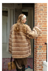 Gradient Fur - Beige