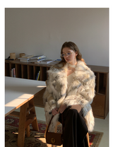 Faux Snow Lynx Coat