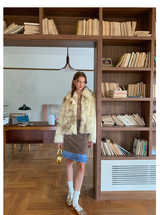 Faux Cow Short Jacket