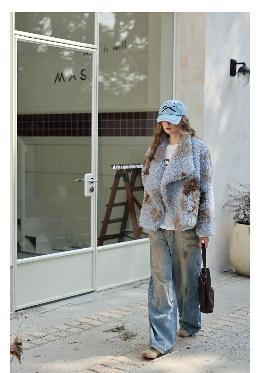 Plush Faux Fur Jacket