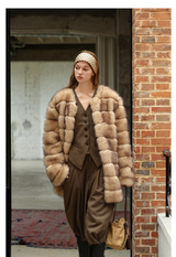 Gradient Fur - Beige