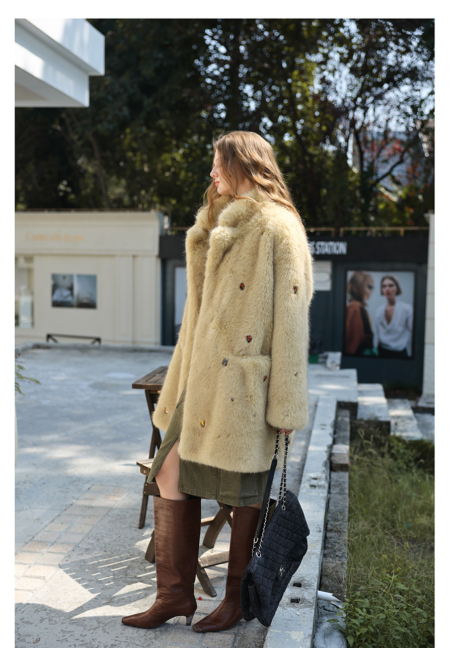 Handmade Rhinestone Coat