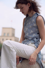 Jacquard Side Buckle Dress