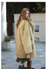 Handmade Rhinestone Coat