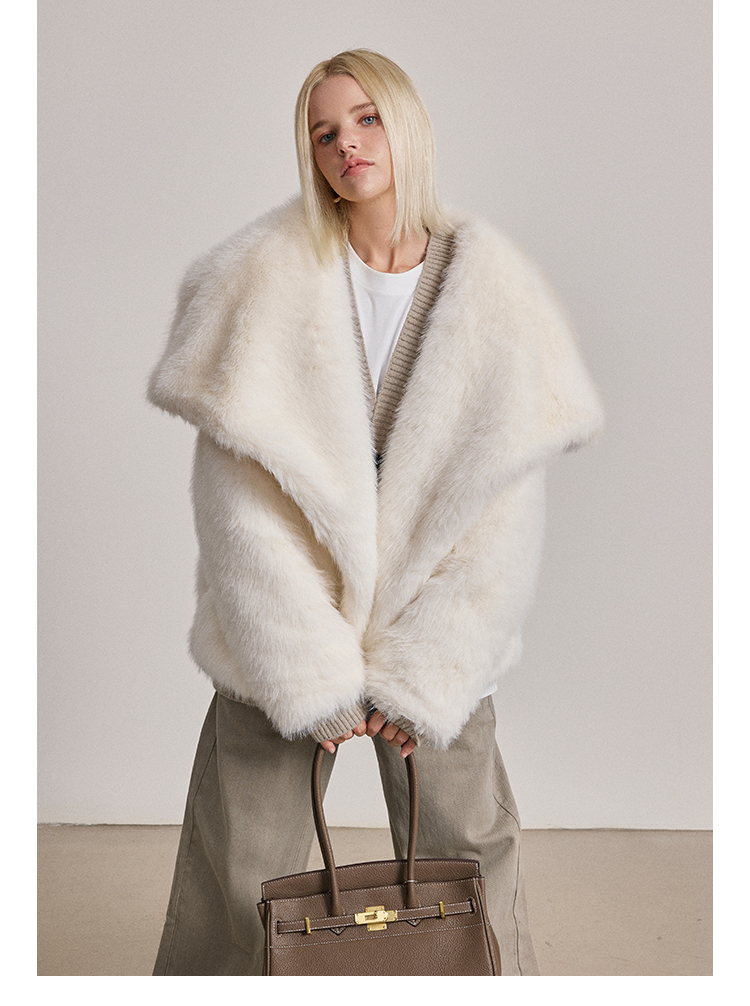 Luxe Fur Short Coat