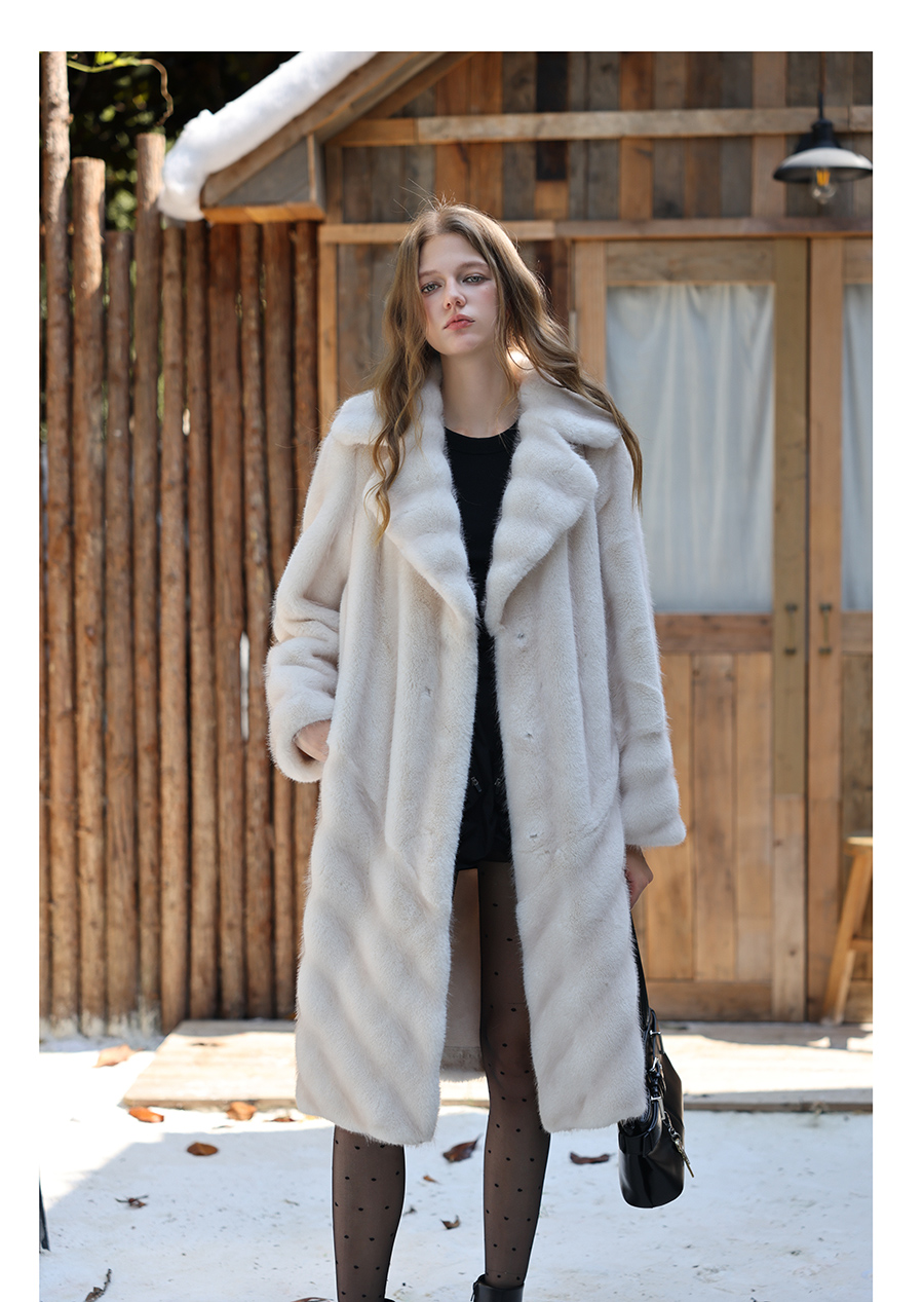 High-End Imitation Mink - White