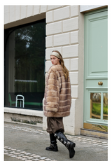 Gradient Fur - Beige