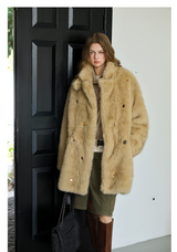 Handmade Rhinestone Coat