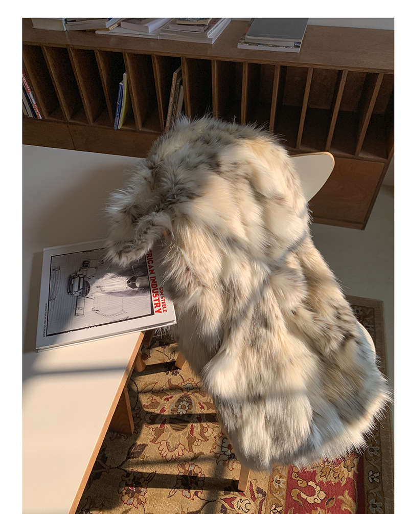Faux Snow Lynx Coat