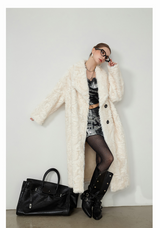 Curly Lamb Faux Coat