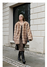 Gradient Fur - Beige