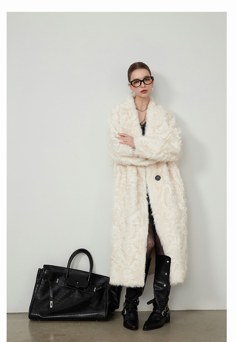 Curly Lamb Faux Coat