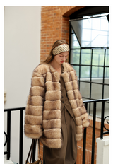 Gradient Fur - Beige