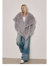 Luxe Fur Short Coat