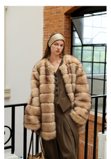 Gradient Fur - Beige