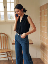 Wool Blend Knit Vest