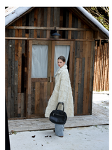 Ivory Plush Fur Coat