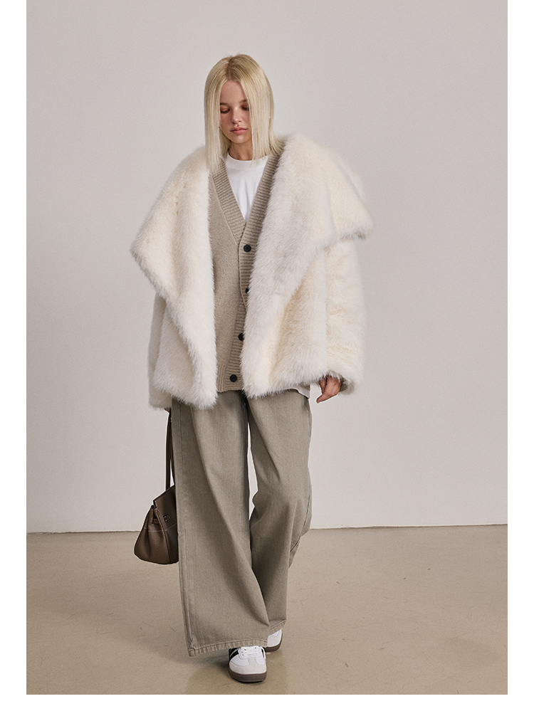 Luxe Fur Short Coat
