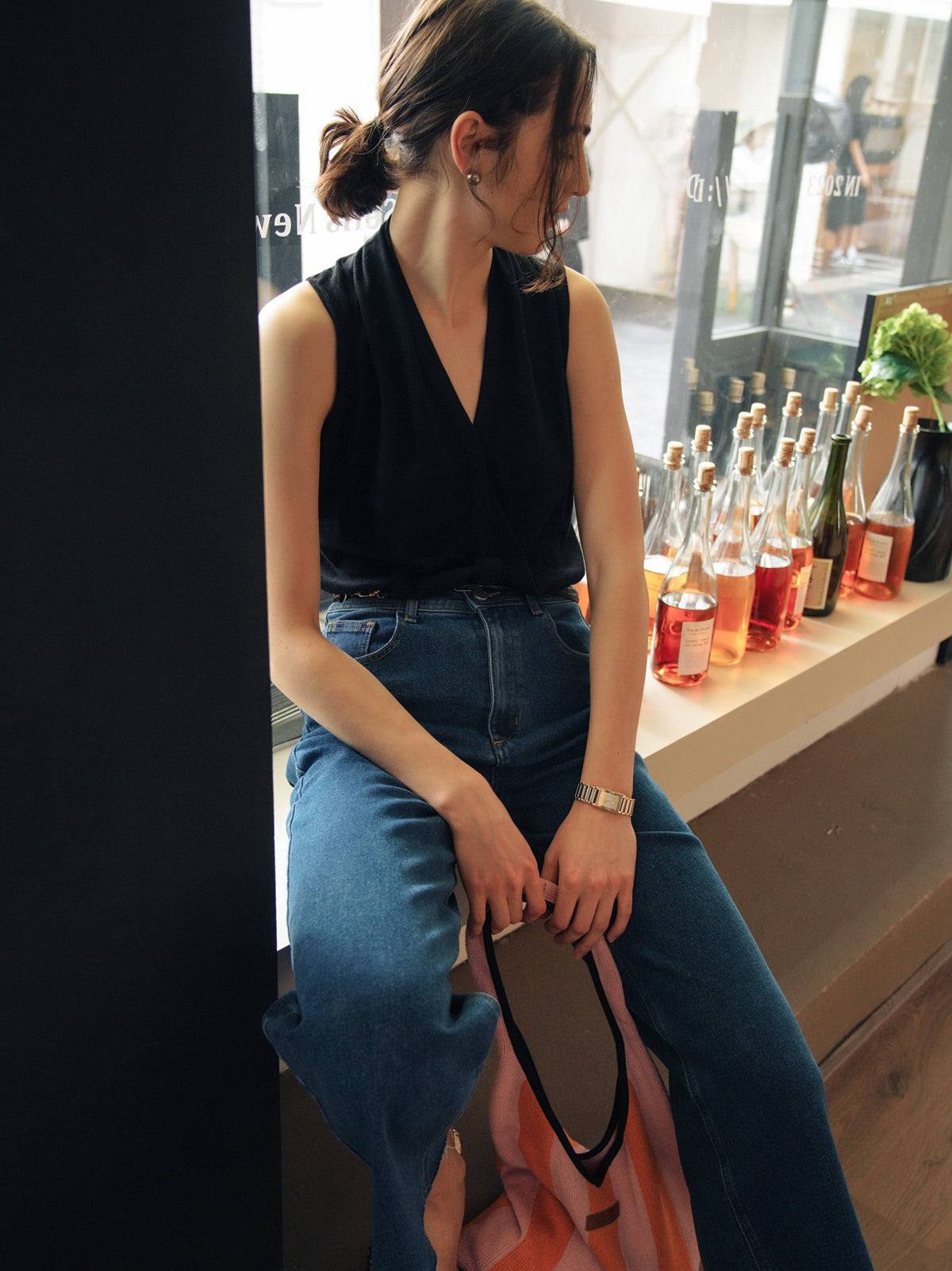 Wool Blend Knit Vest